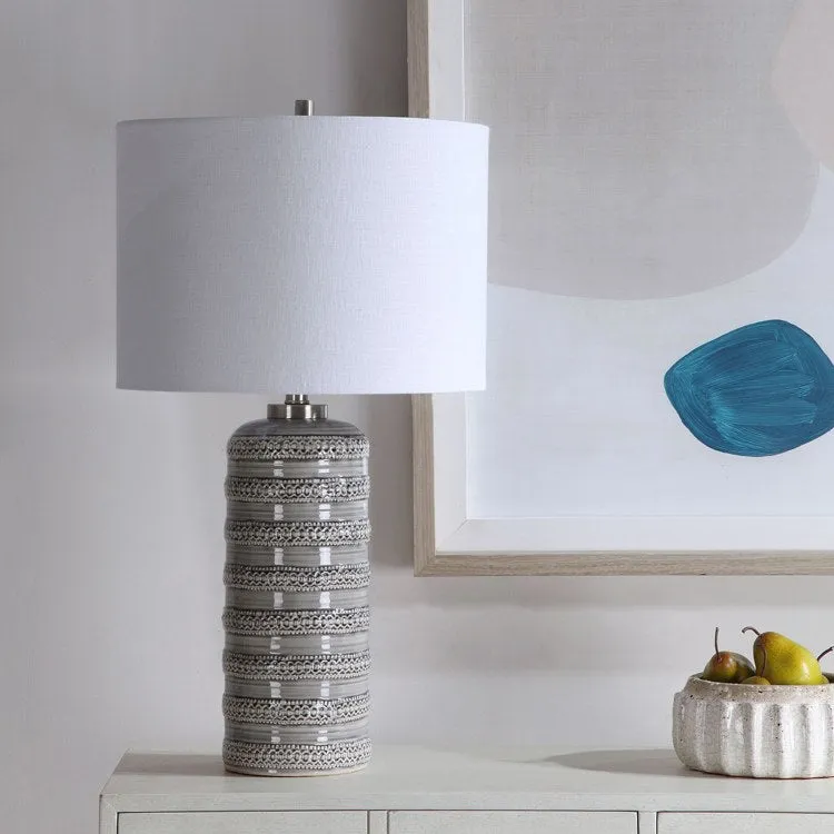 Alenon Light Gray Table Lamp by David Frisch