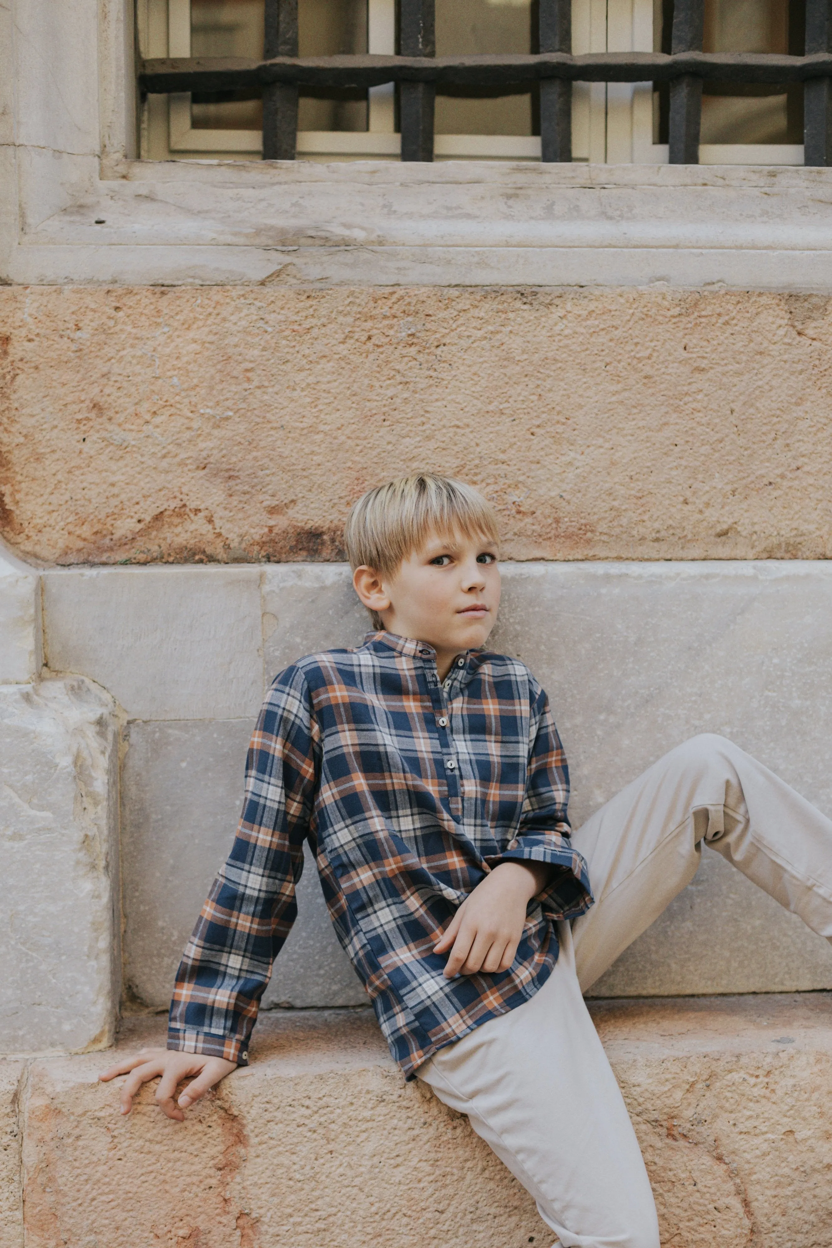 Boy Shirt - Coreana Blue