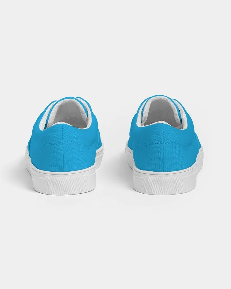 Bright Cyan Women's Canvas Sneakers | Women's | Bright Pure Cyan | C100M0Y0K0