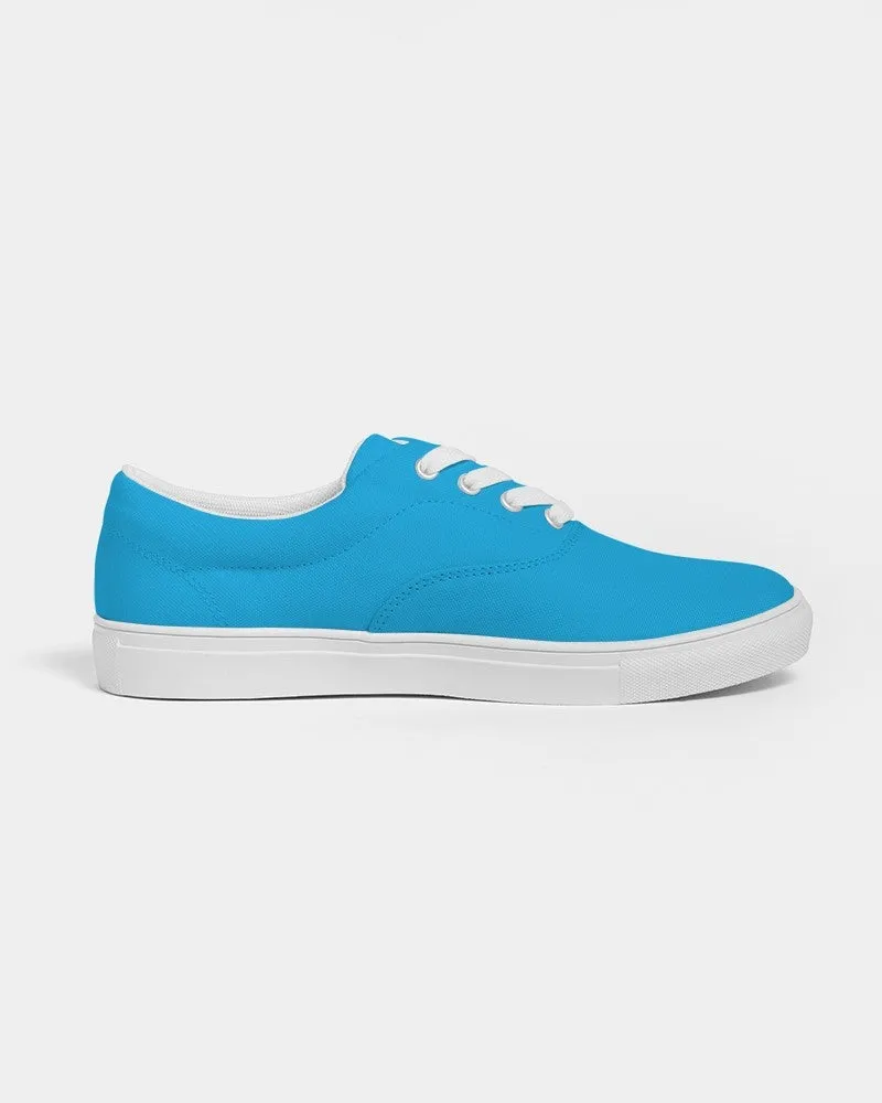 Bright Cyan Women's Canvas Sneakers | Women's | Bright Pure Cyan | C100M0Y0K0