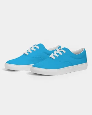 Bright Cyan Women's Canvas Sneakers | Women's | Bright Pure Cyan | C100M0Y0K0