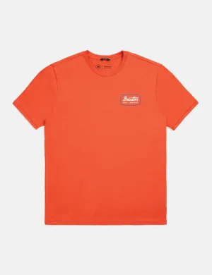 Brixton Jolt Premium T-Shirt - Red Clay