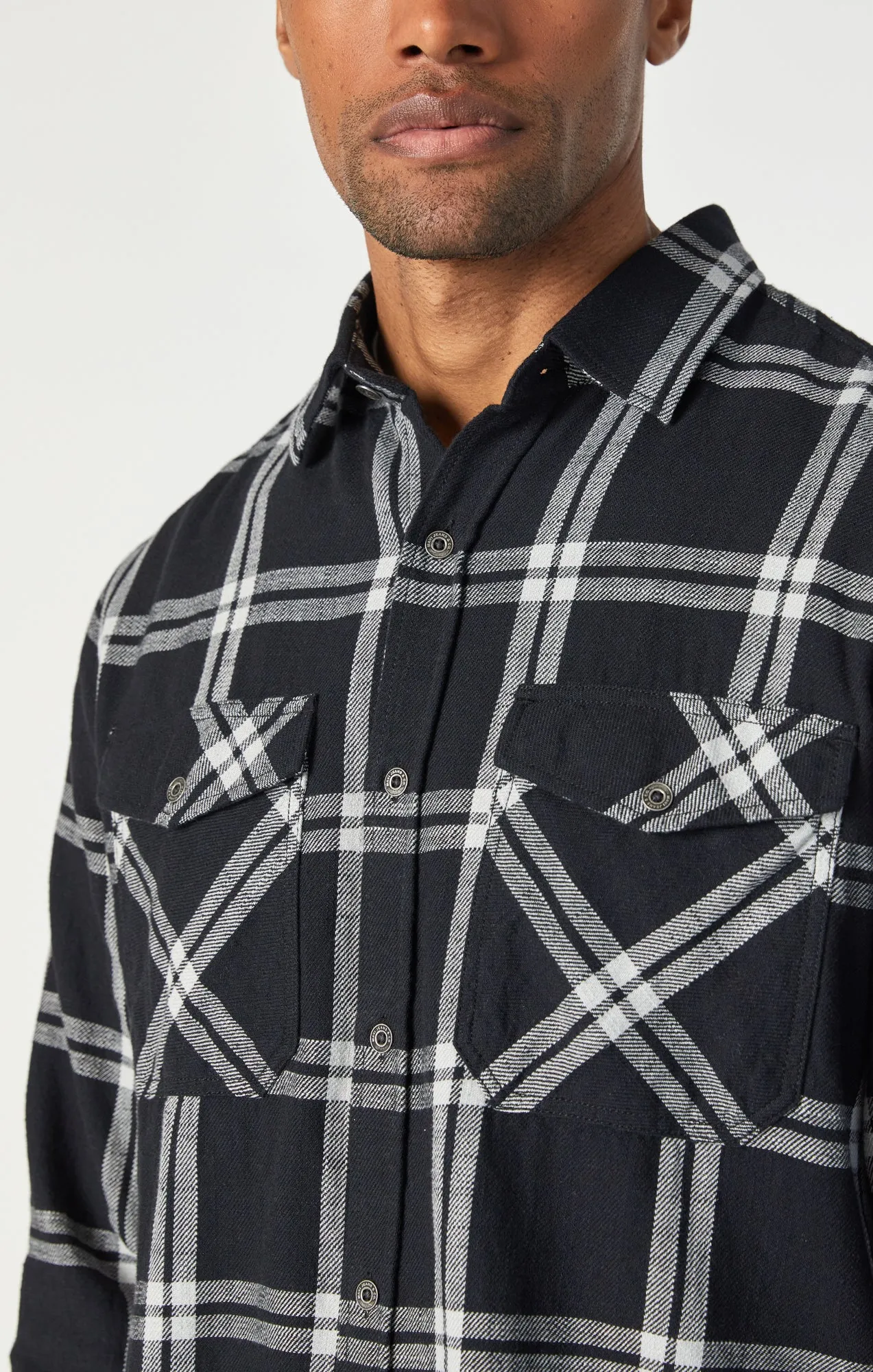 CHECK SHIRT IN BLACK CHECK