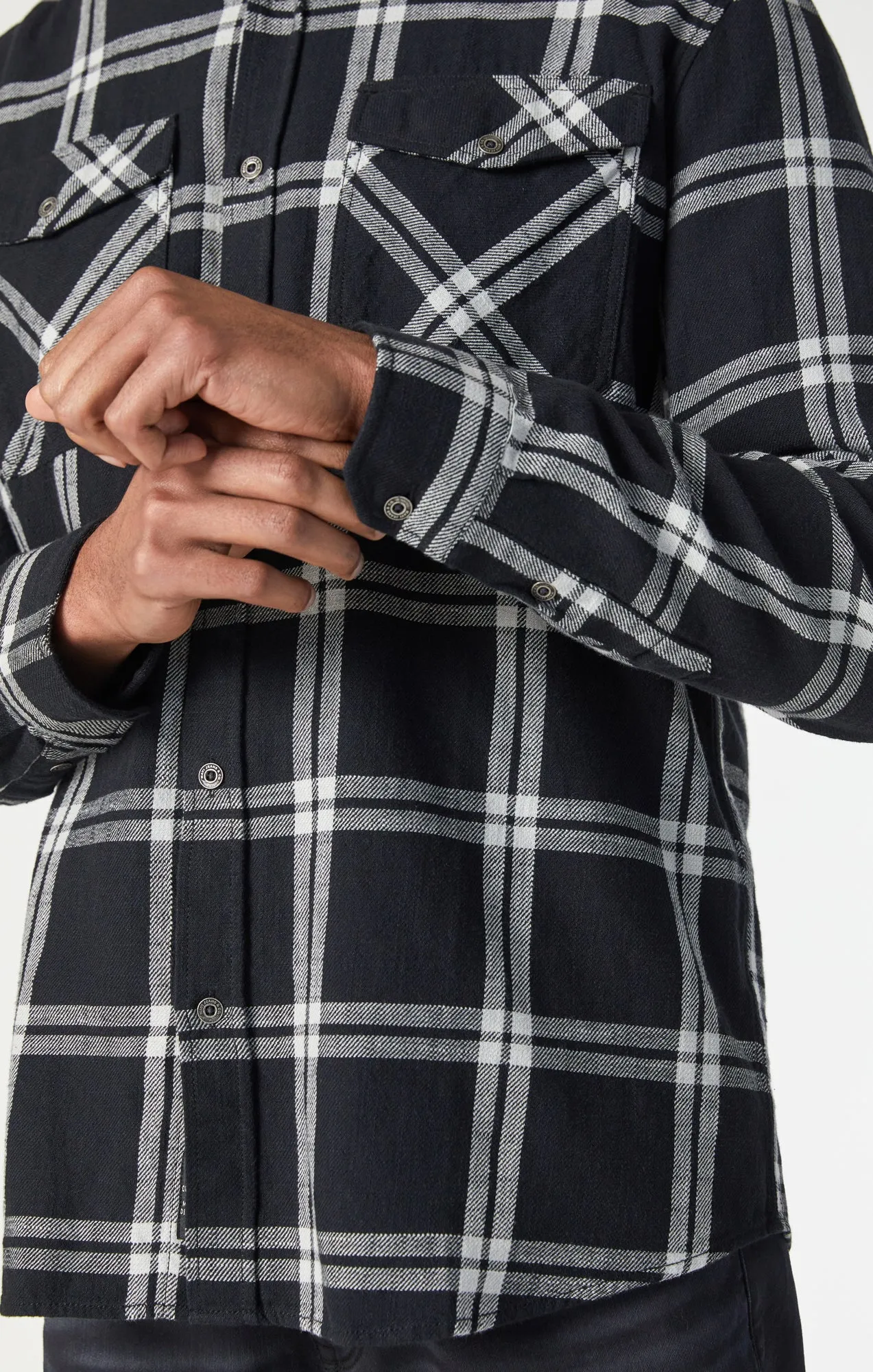 CHECK SHIRT IN BLACK CHECK