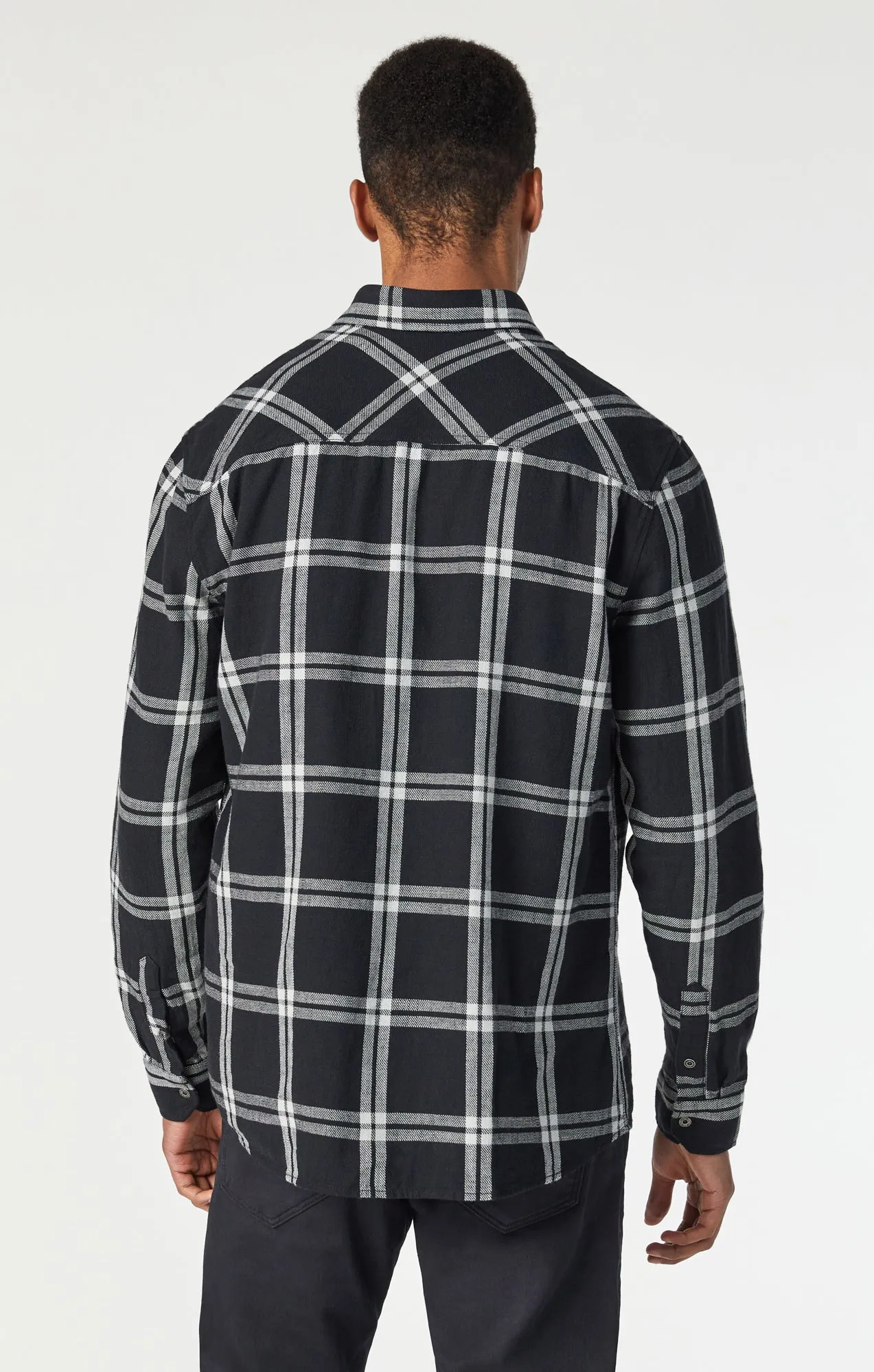 CHECK SHIRT IN BLACK CHECK