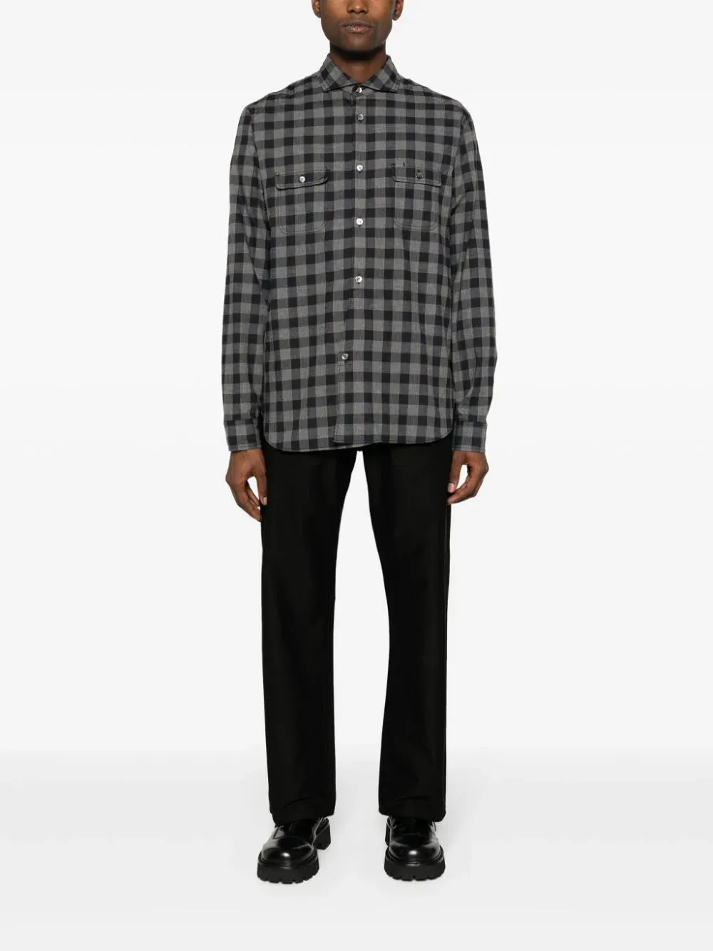 Checked Long Sleeve Shirt