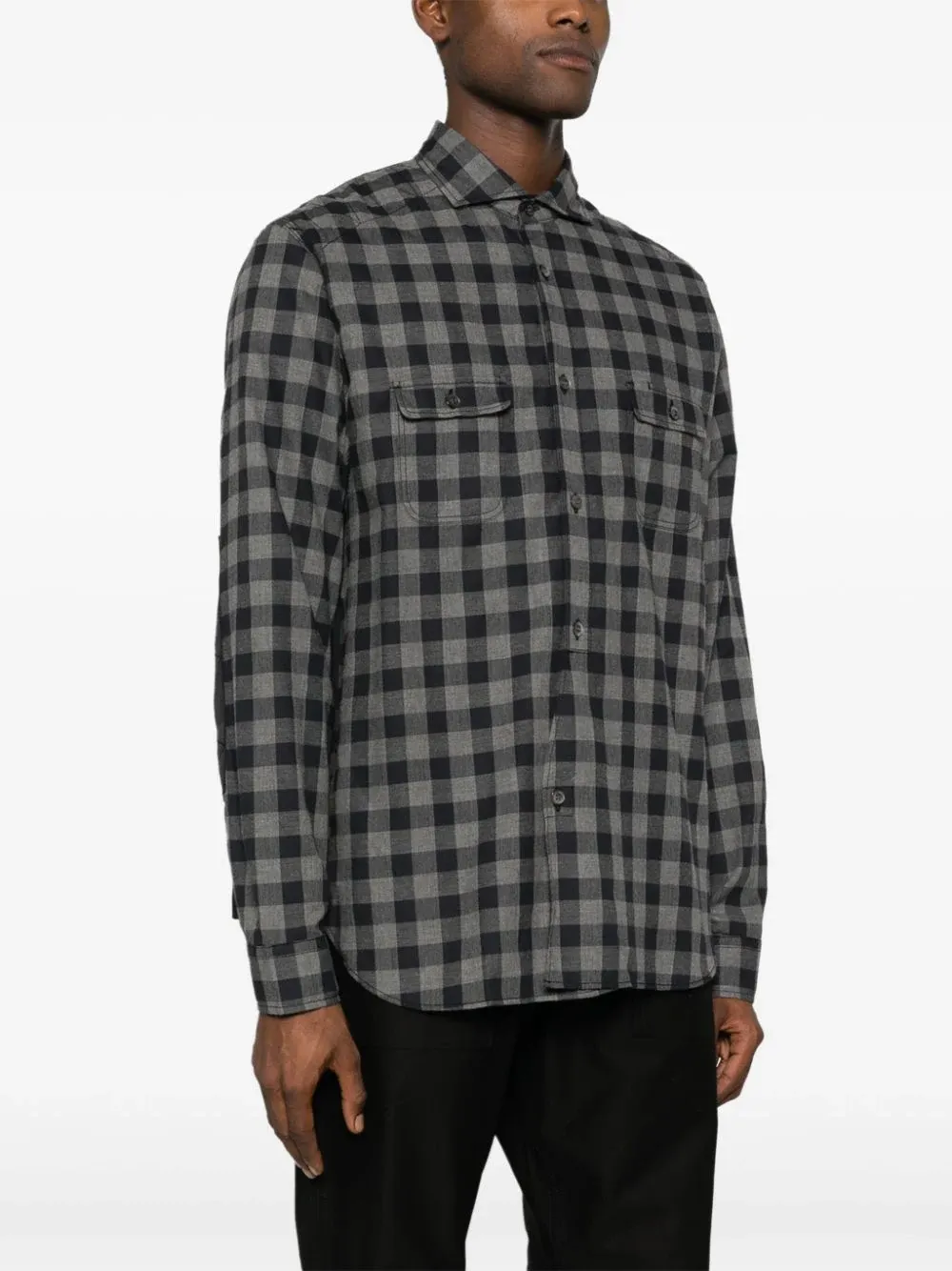 Checked Long Sleeve Shirt
