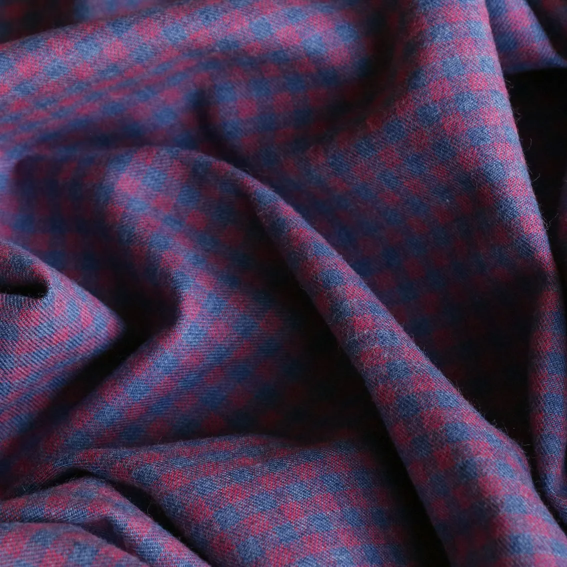 Checkered Berry Brushed Cotton