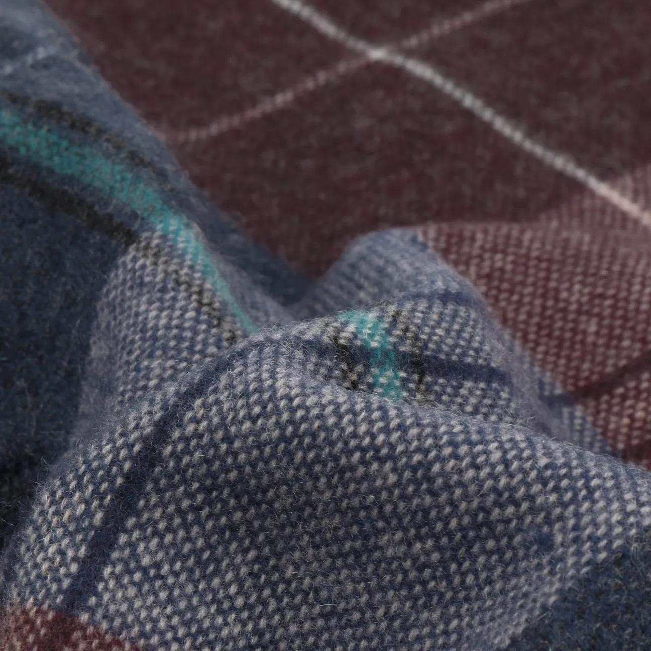 Danverell Check Cashmere Scarf by Lierys
