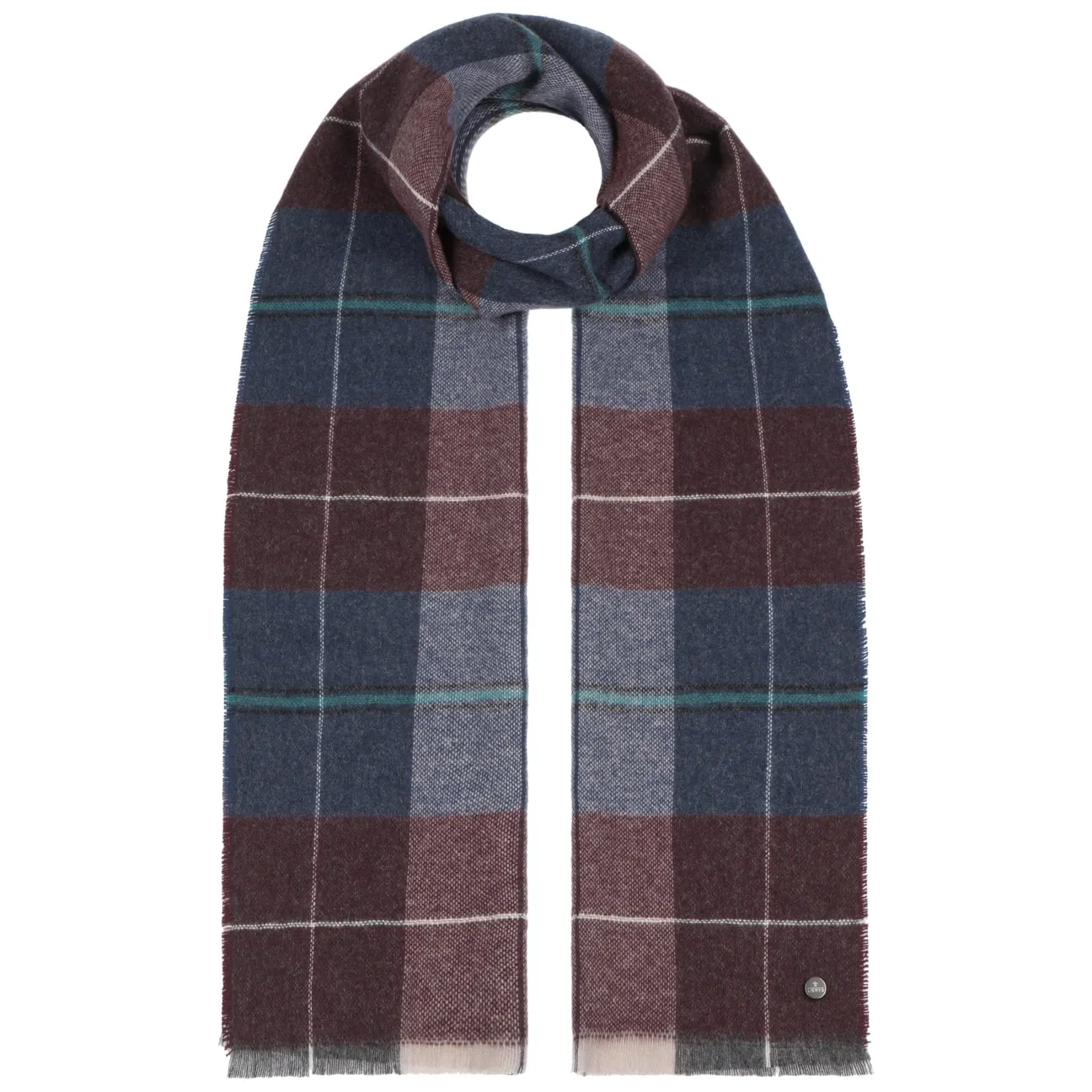 Danverell Check Cashmere Scarf by Lierys