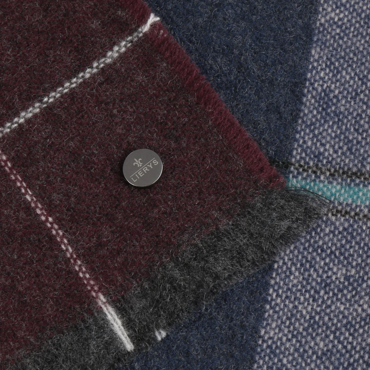 Danverell Check Cashmere Scarf by Lierys