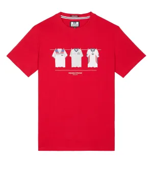 England Home Shirts T-Shirt Red