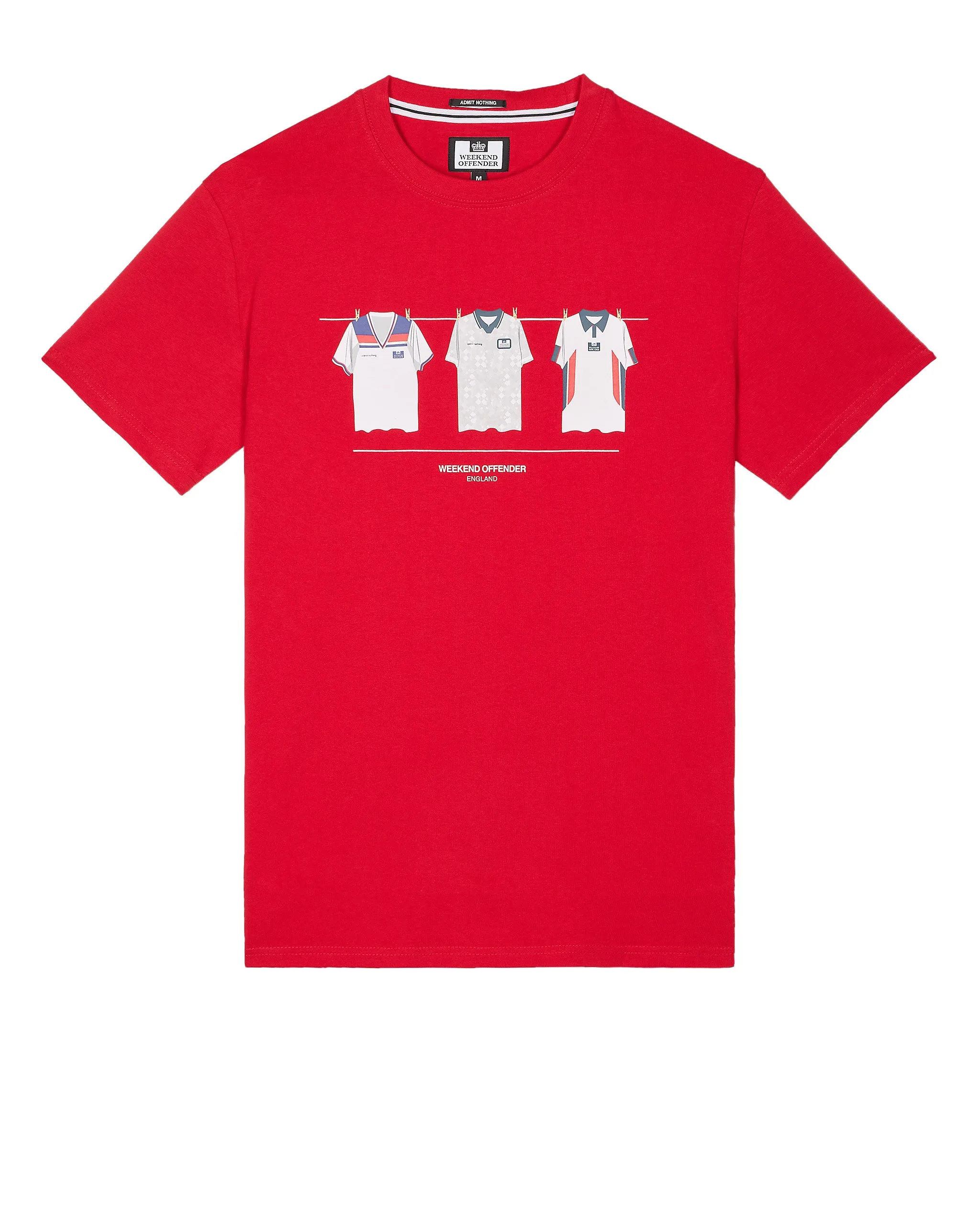 England Home Shirts T-Shirt Red