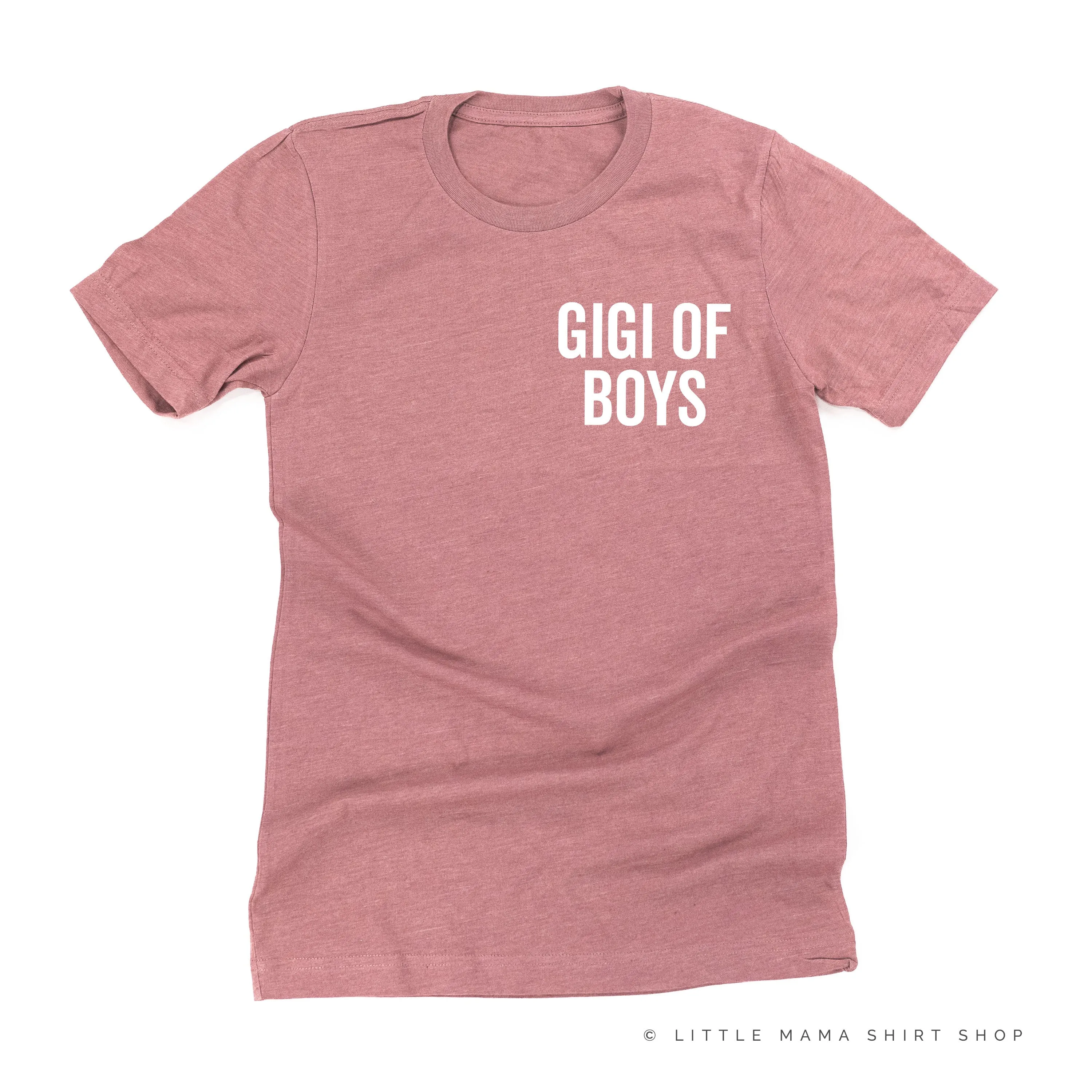 GIGI OF BOYS - BLOCK FONT POCKET SIZE - Unisex Tee