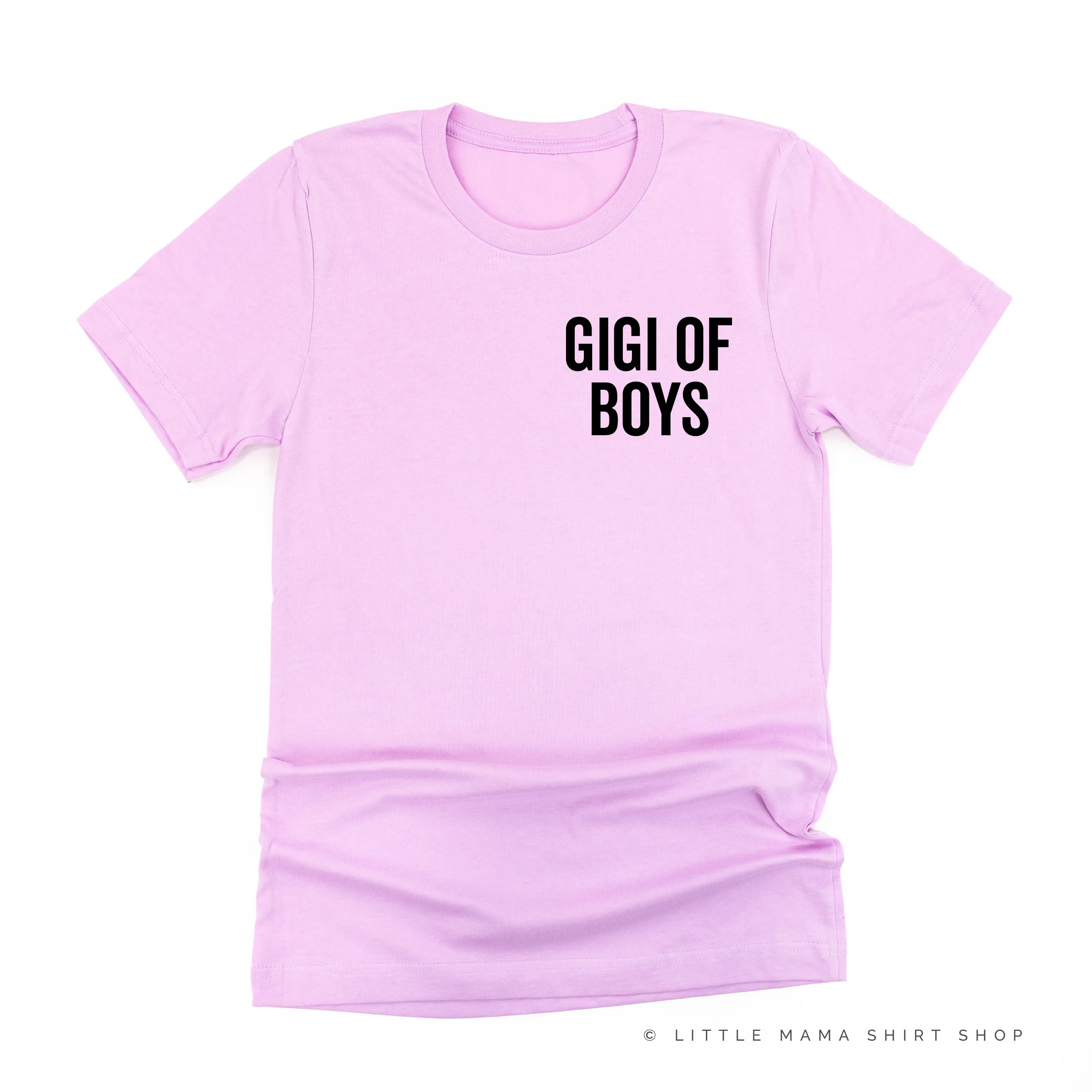 GIGI OF BOYS - BLOCK FONT POCKET SIZE - Unisex Tee