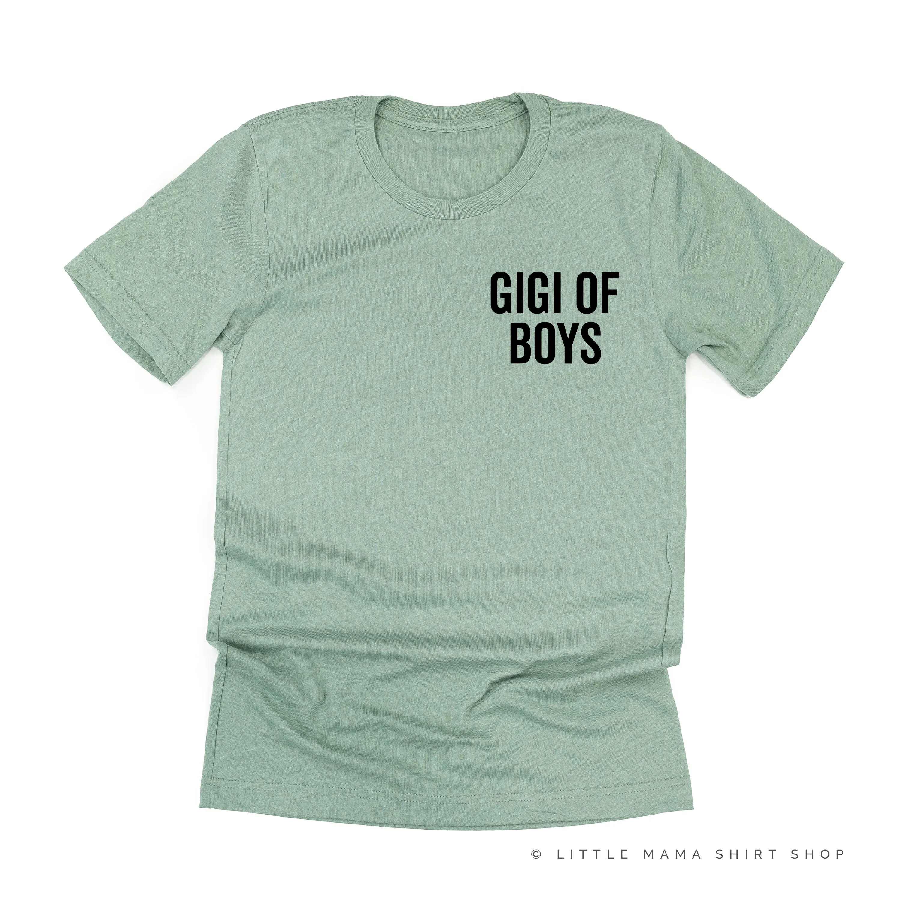 GIGI OF BOYS - BLOCK FONT POCKET SIZE - Unisex Tee