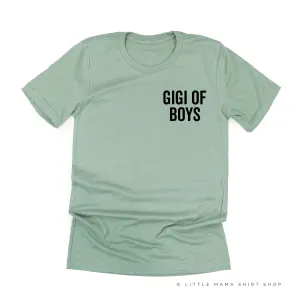 GIGI OF BOYS - BLOCK FONT POCKET SIZE - Unisex Tee