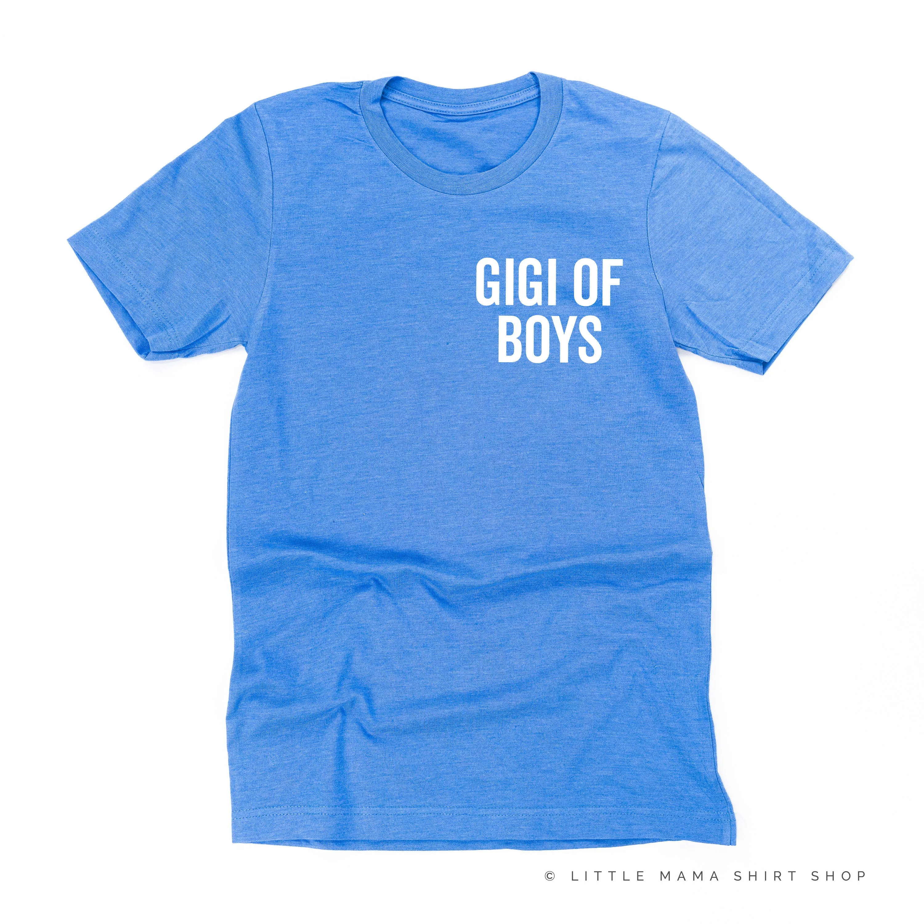 GIGI OF BOYS - BLOCK FONT POCKET SIZE - Unisex Tee