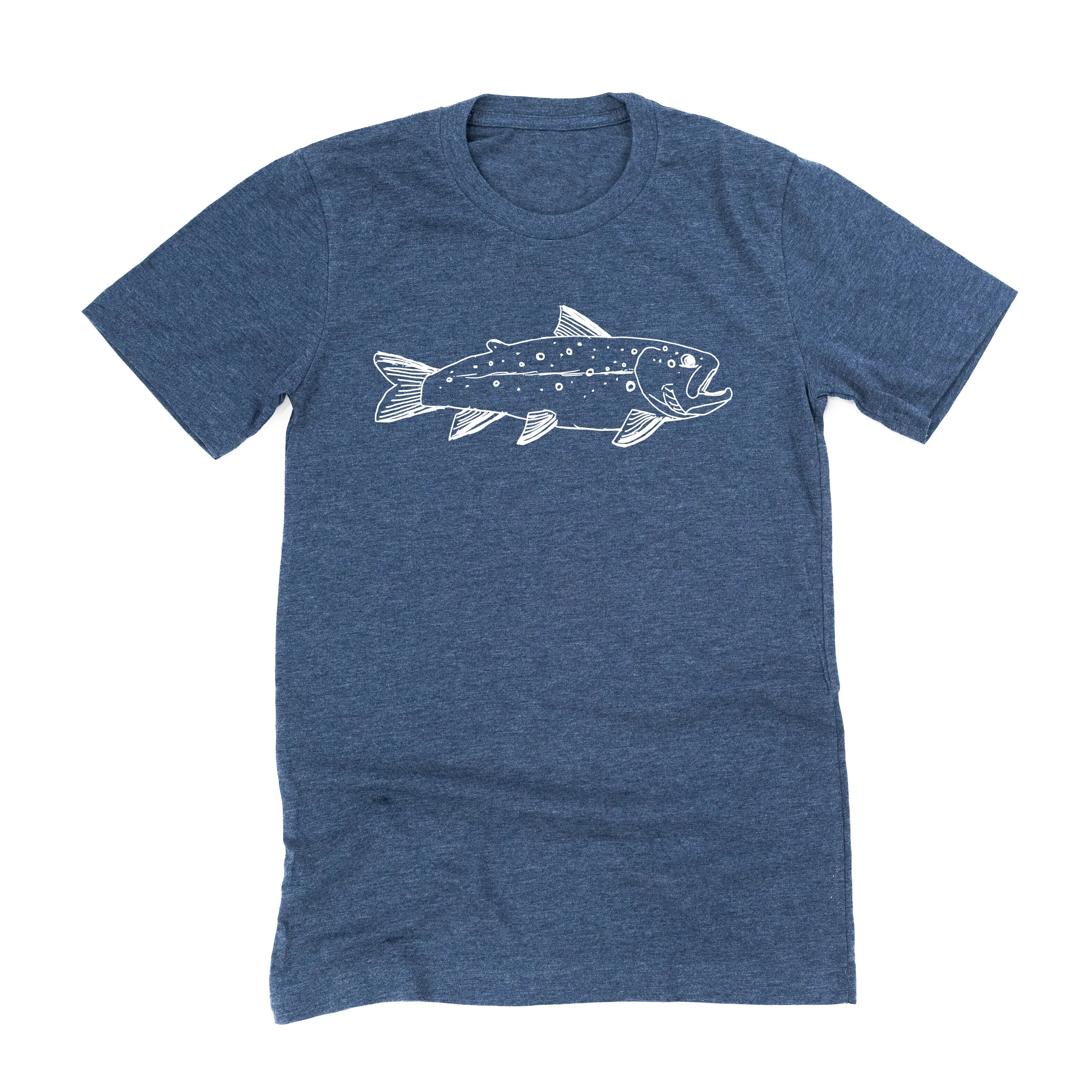 Hand Drawn Brook Trout - Unisex Tee
