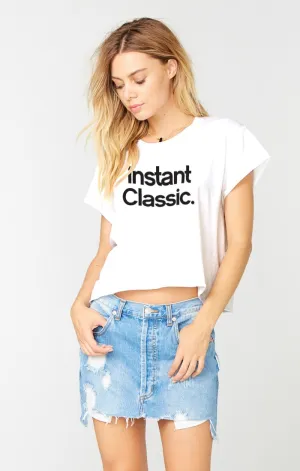 Instant Classic Crop Rolling Tee