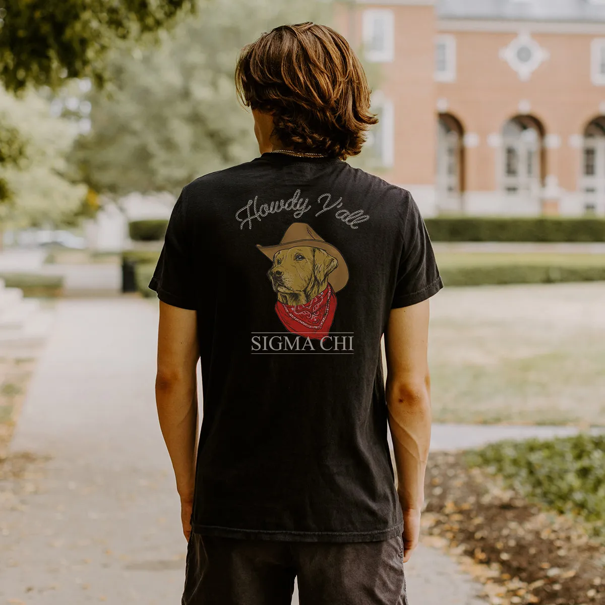 KDR Comfort Colors Cowboy Retriever Black Short Sleeve Pocket Tee