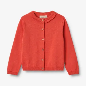 Knit Cardigan Amy - candy red