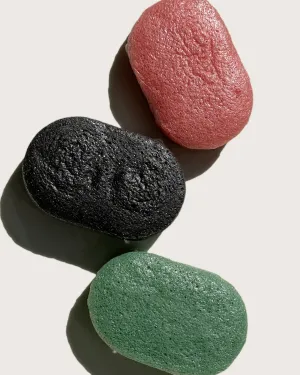 Konjac Facial Sponge Trio · Mix & Match