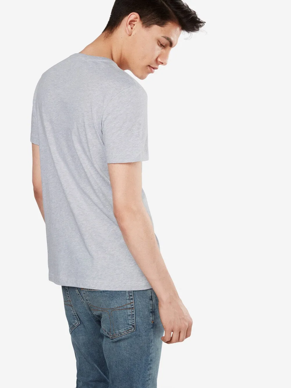 Lacoste regular fit T-shirt, mottled gray