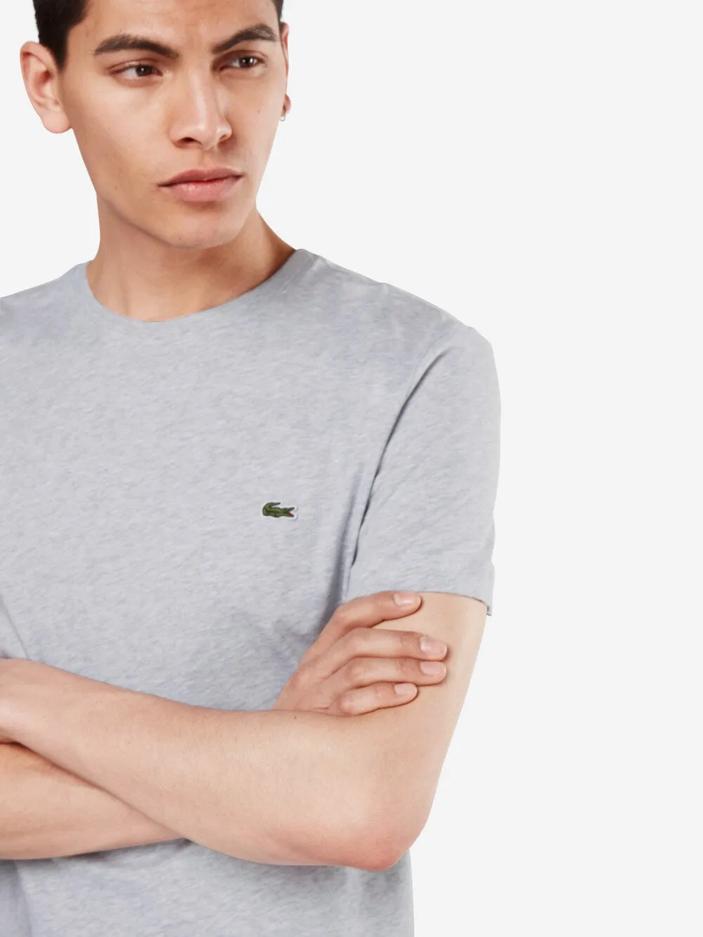 Lacoste regular fit T-shirt, mottled gray