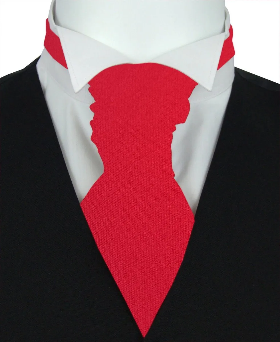 Lava Red Wedding Cravat