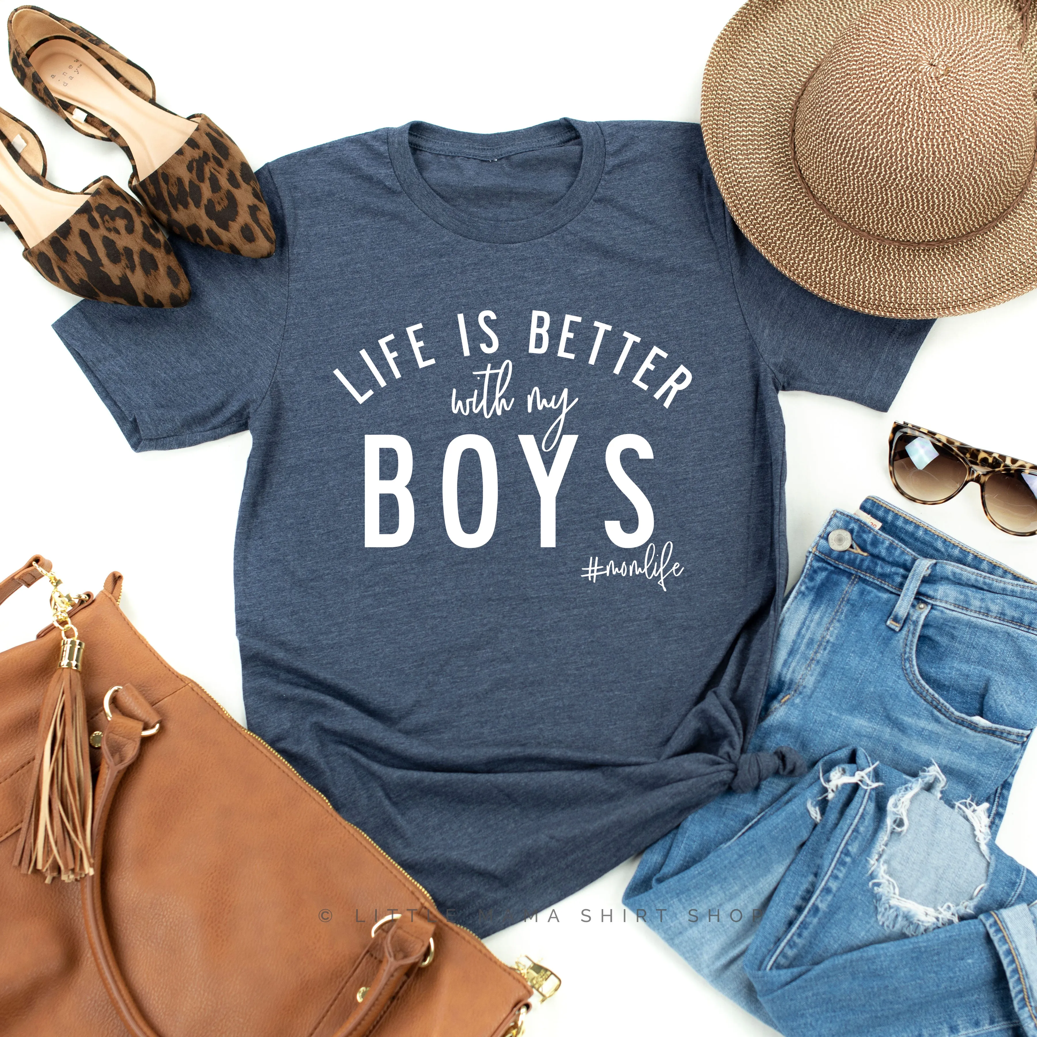 Life is Better with My Boys (Plural) - Original Design - Unisex Tee