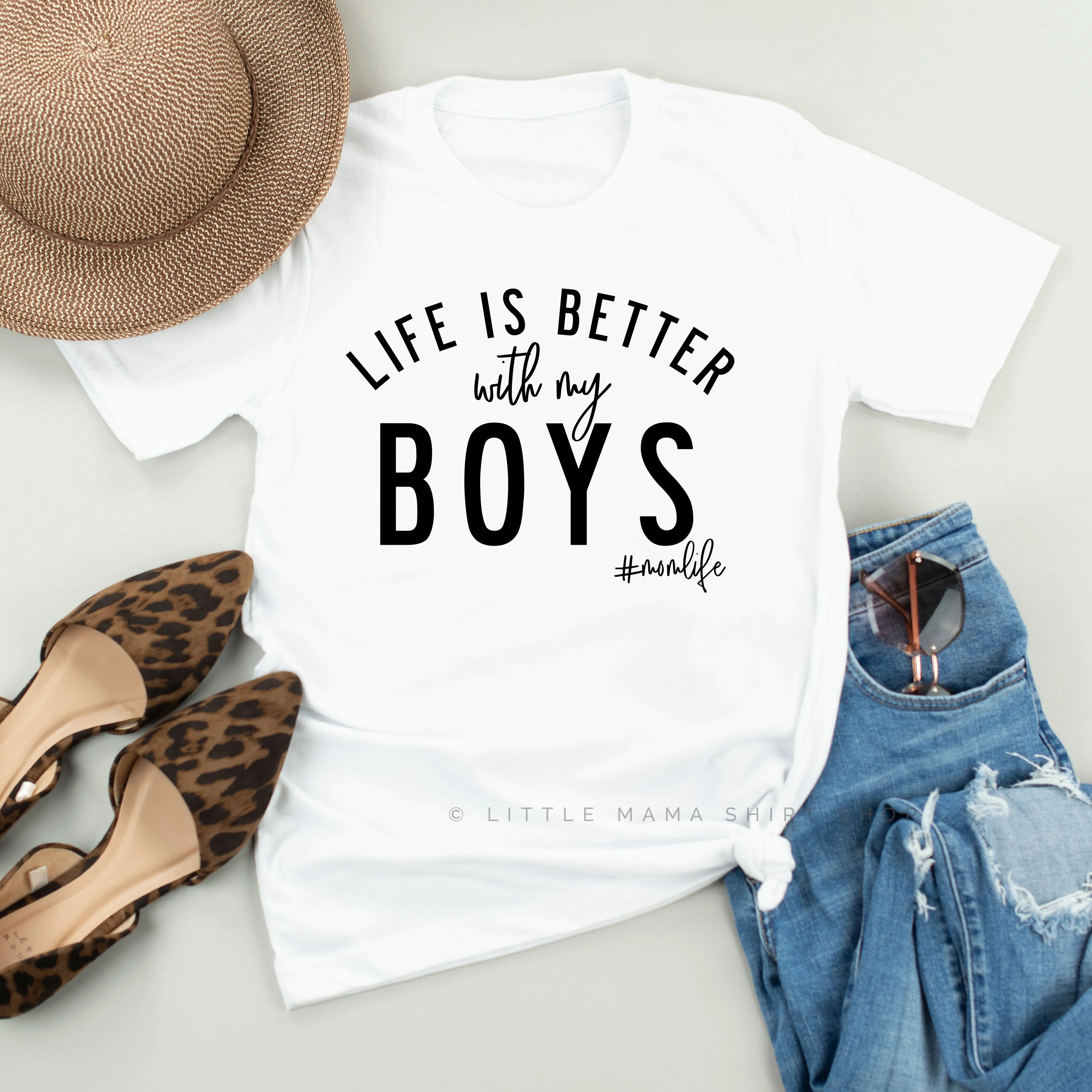 Life is Better with My Boys (Plural) - Original Design - Unisex Tee