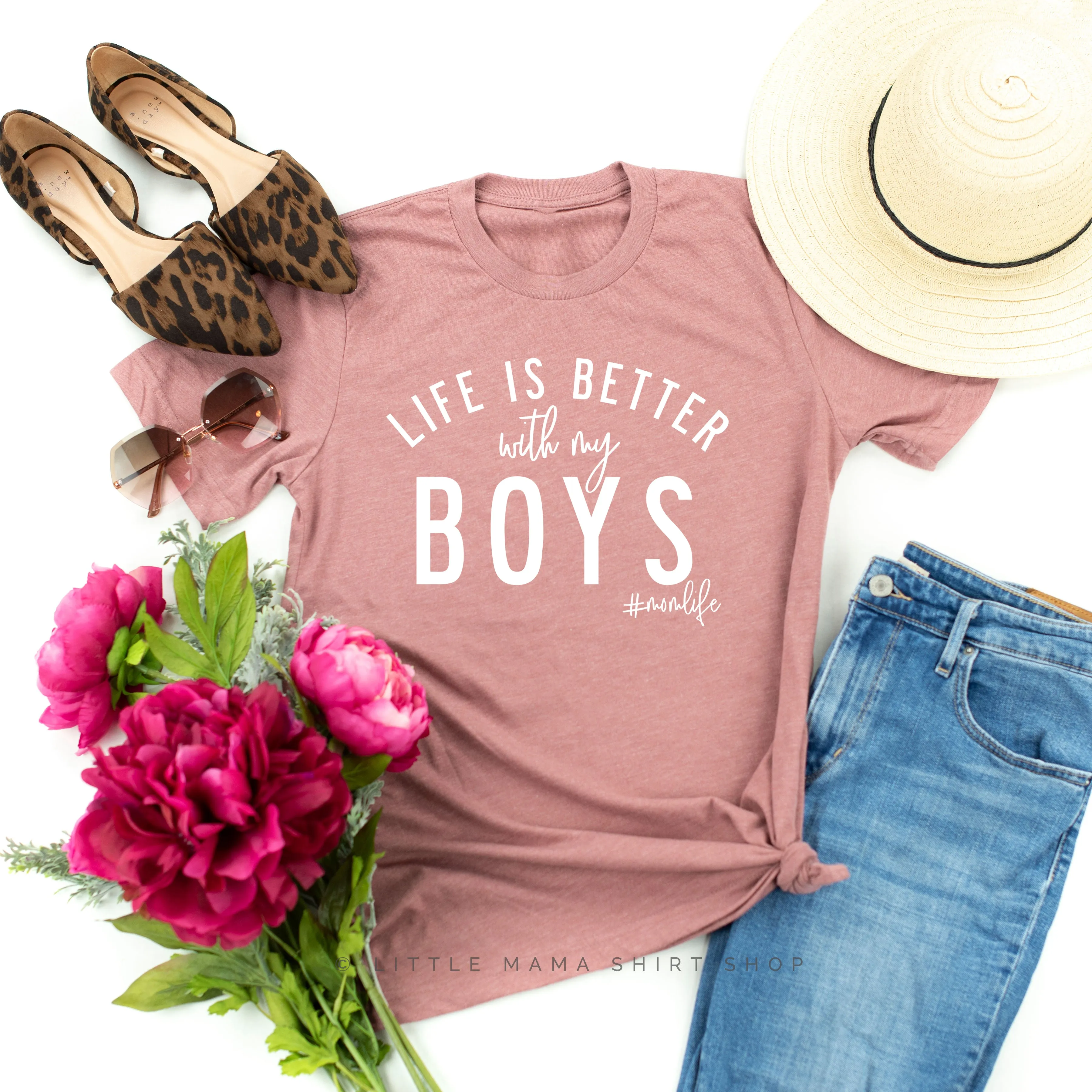Life is Better with My Boys (Plural) - Original Design - Unisex Tee