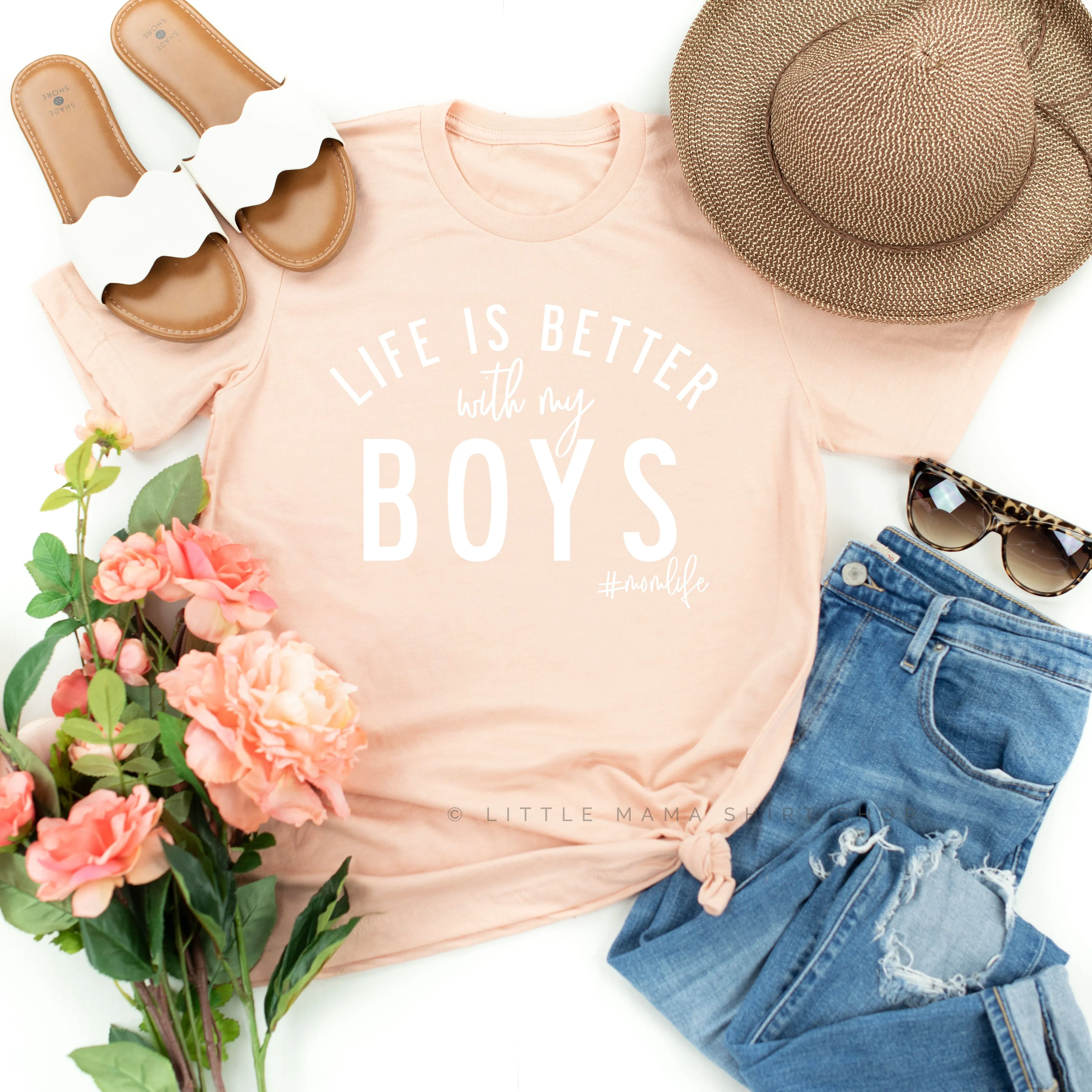 Life is Better with My Boys (Plural) - Original Design - Unisex Tee