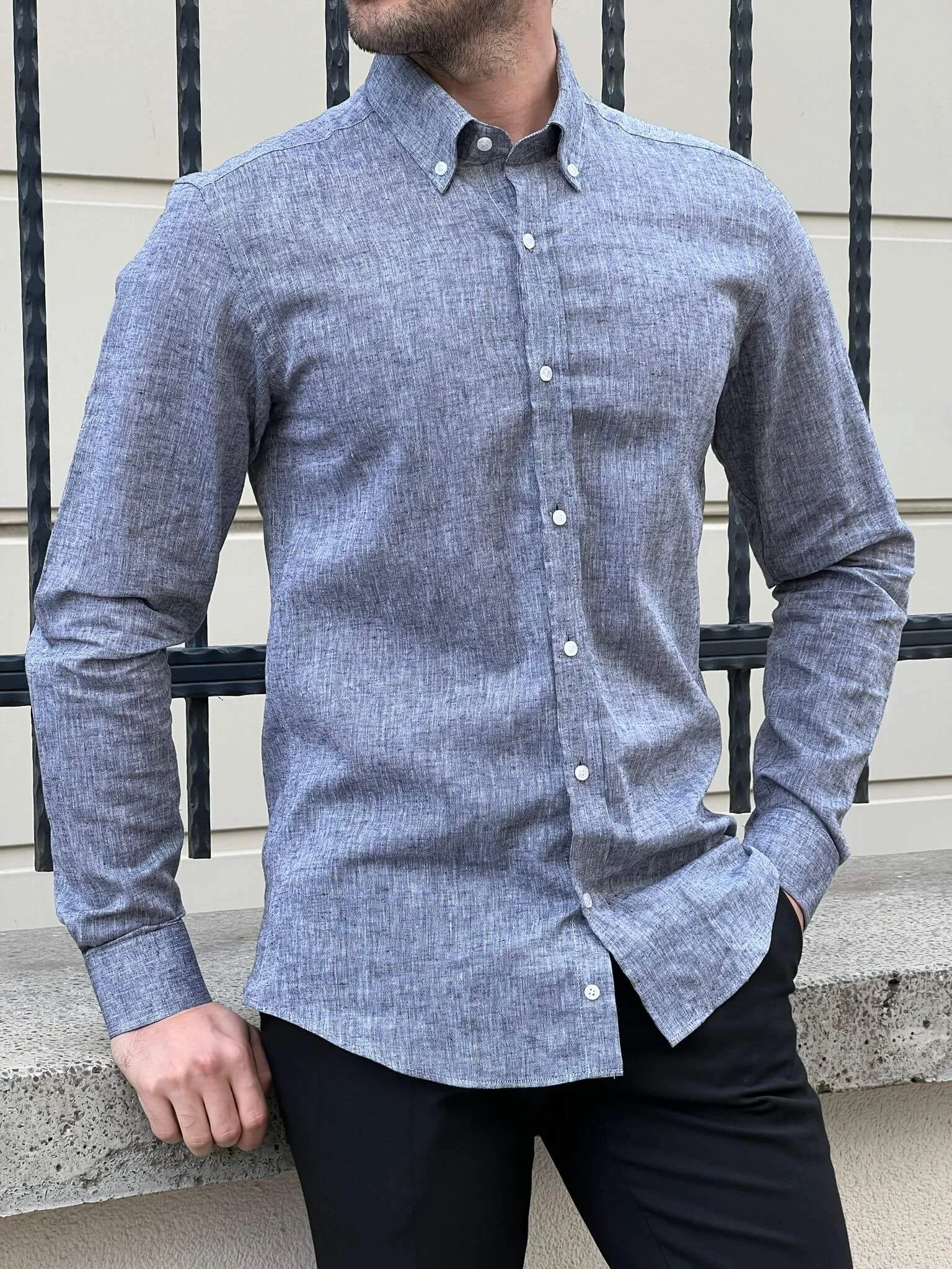 Mauna Gray  Shirt