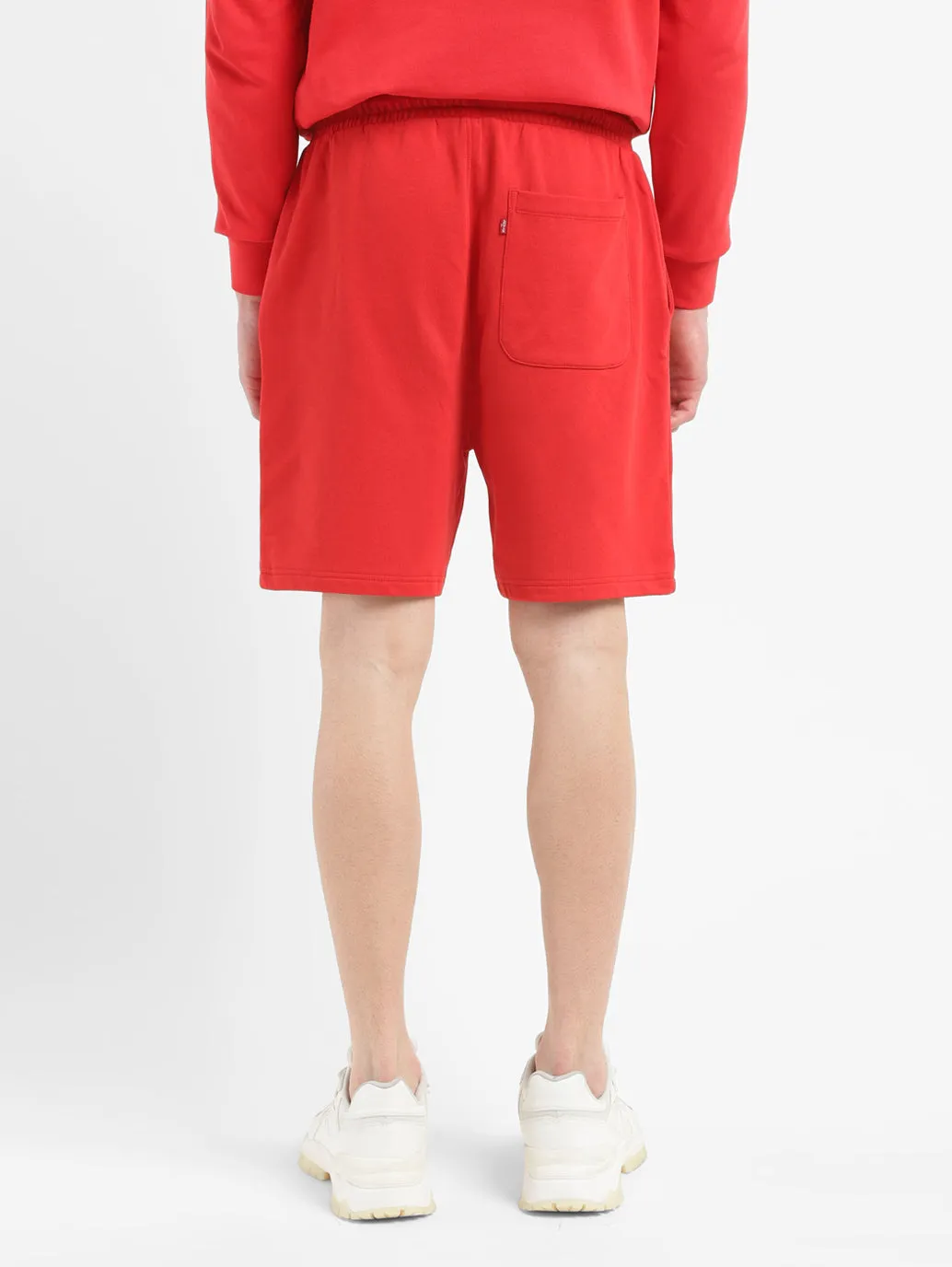 Men's Red Regular Fit Shorts