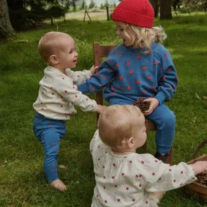 Nature Baby Piper Cardigan - Raspberry Print