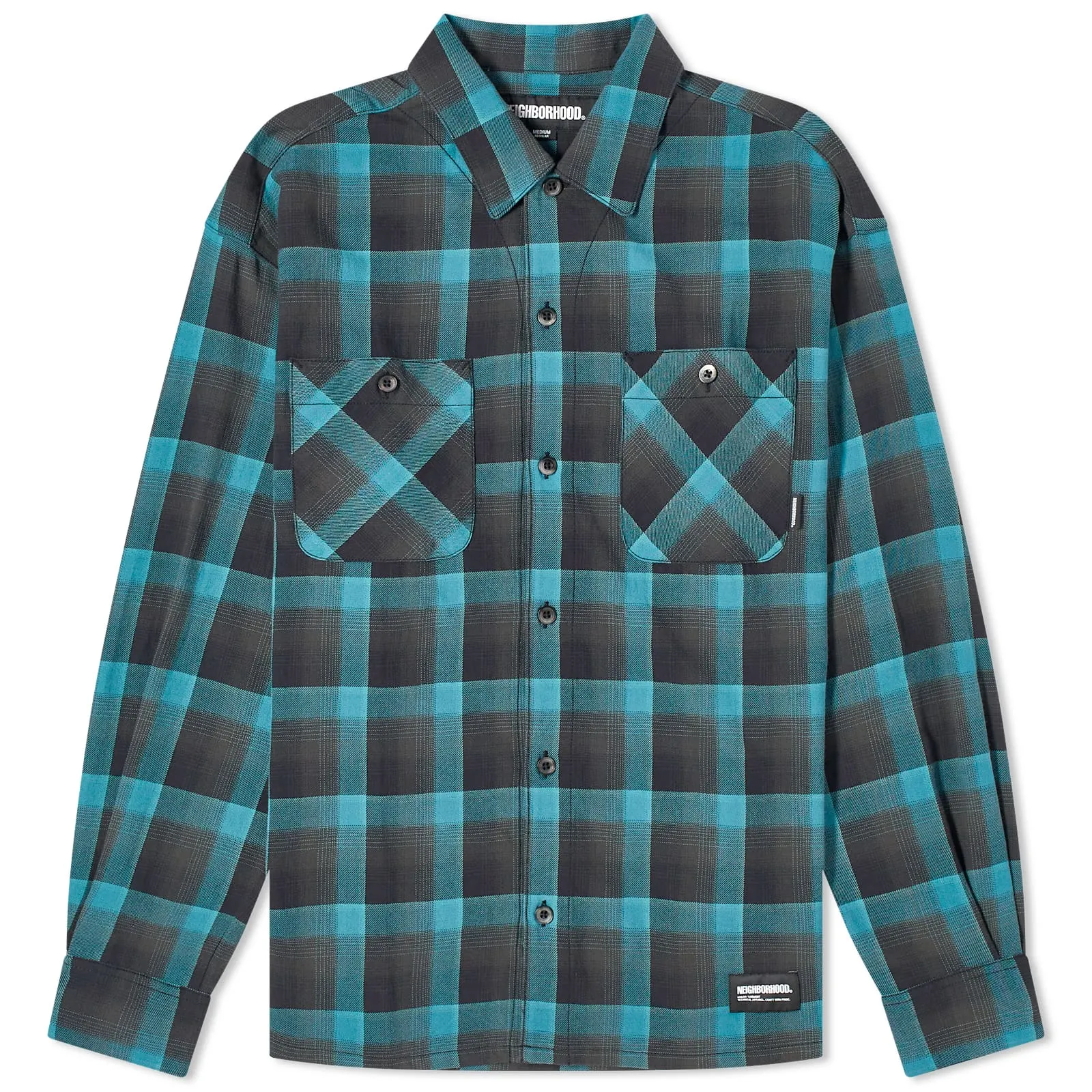 Neighborhood Half Hombre Checked Shirt, Blue