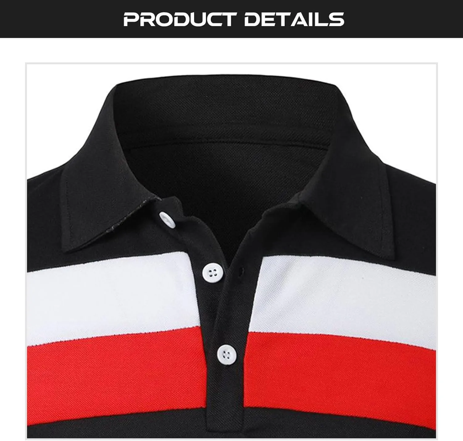 Oymyakon Men's Short Sleeve Polo Shirts Color Block Golf Shirts Summer Fashion Casual Lapel T Shirt