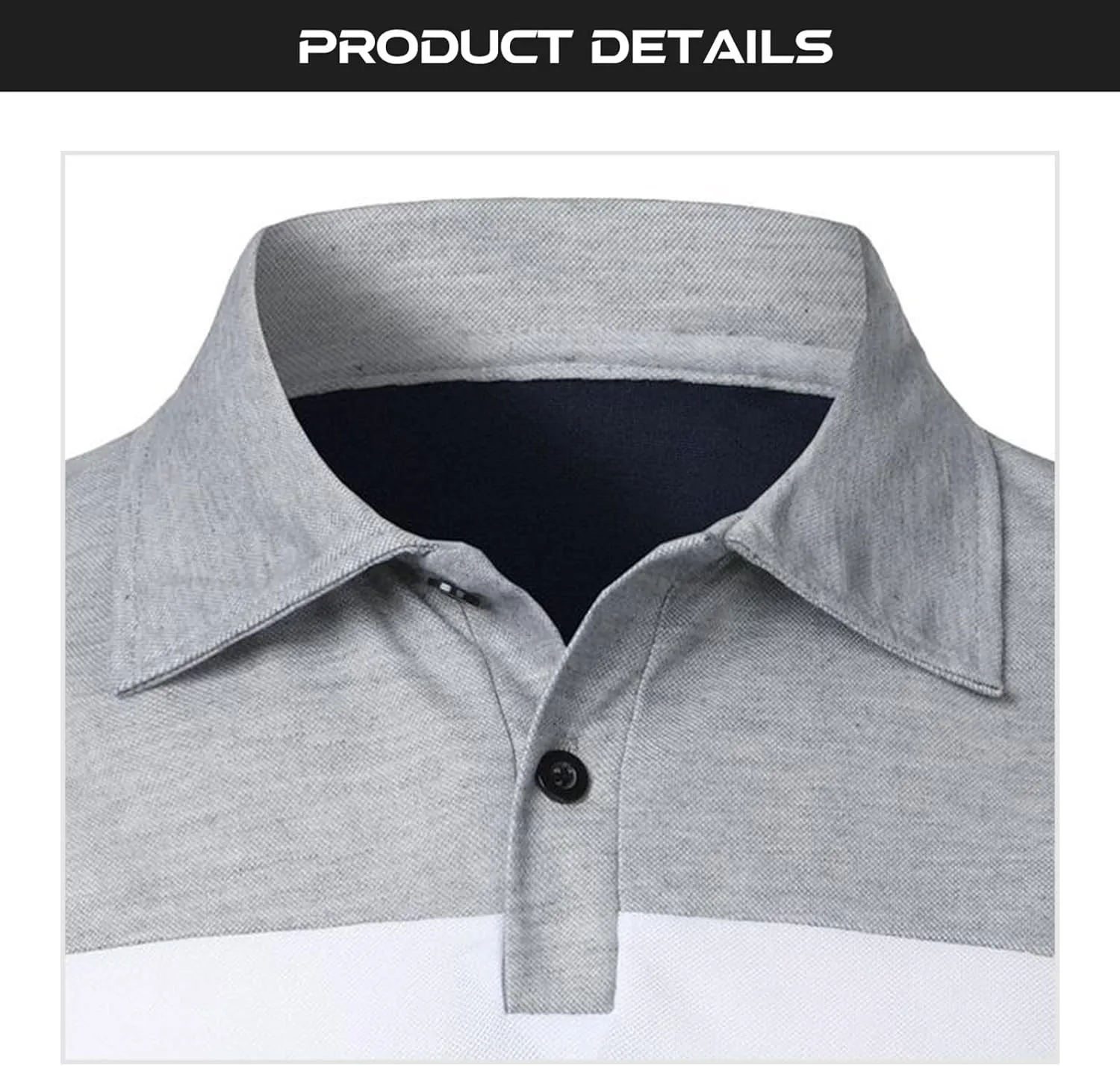 Oymyakon Men's Short Sleeve Polo Shirts Color Block Golf Shirts Summer Fashion Casual Lapel T Shirt