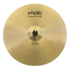 Paiste 19" Formula 602 Modern Essentials Crash Cymbal