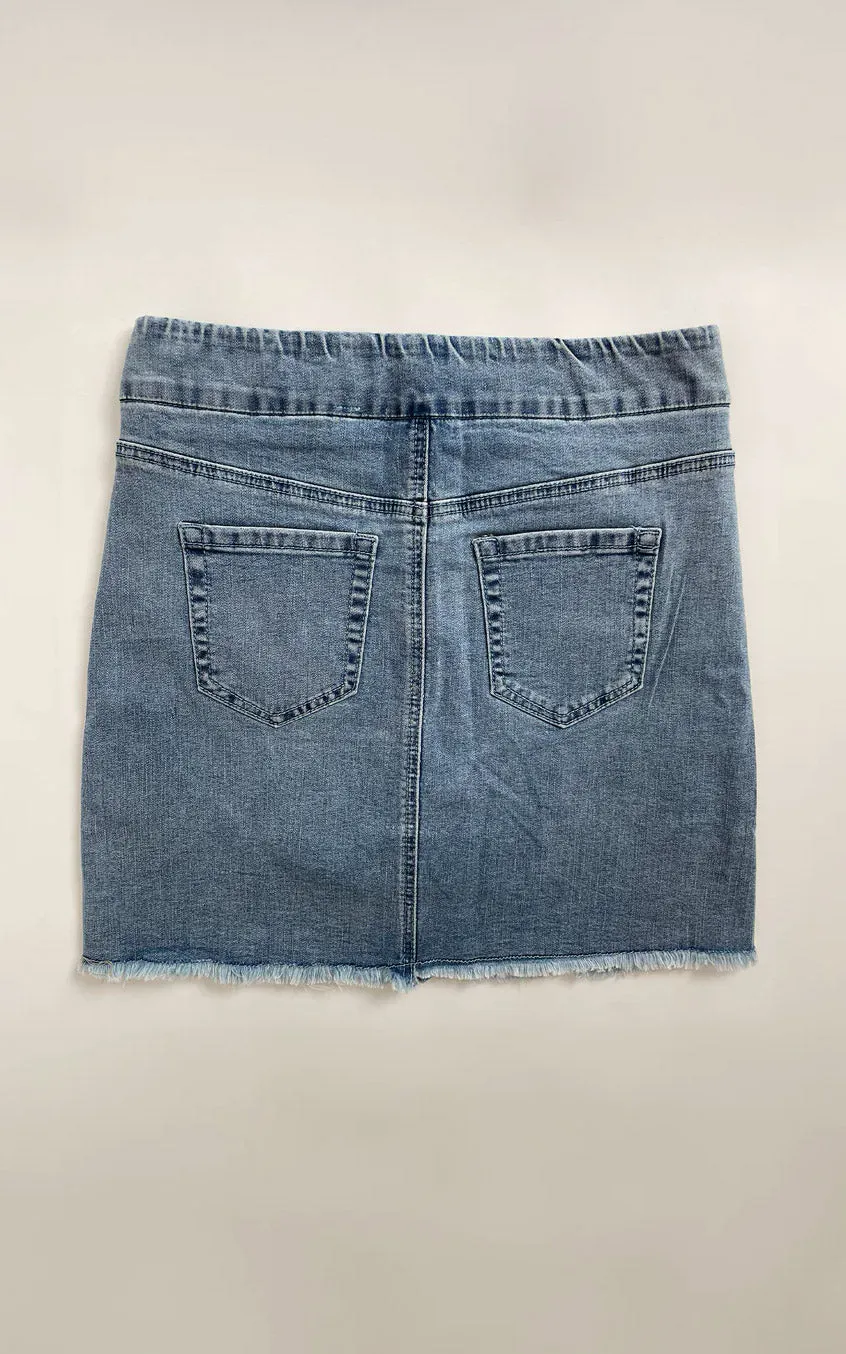 Point Zero Jupe en Denim 'Gwen'