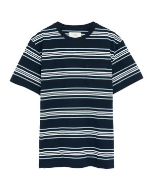 Pure Cotton Striped Heavy Weight T-Shirt