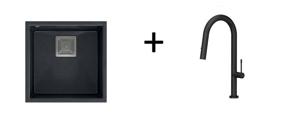 Quadron Felicity kitchen tap, Matte Black