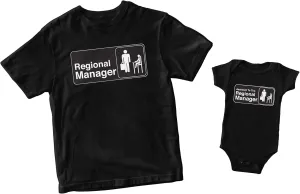 Regional Manager/Assistant to The Regional Manager Matching Family Shirts