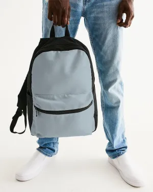 Shaded Pale Cyan Gray Canvas Backpack | C10M0Y0K30