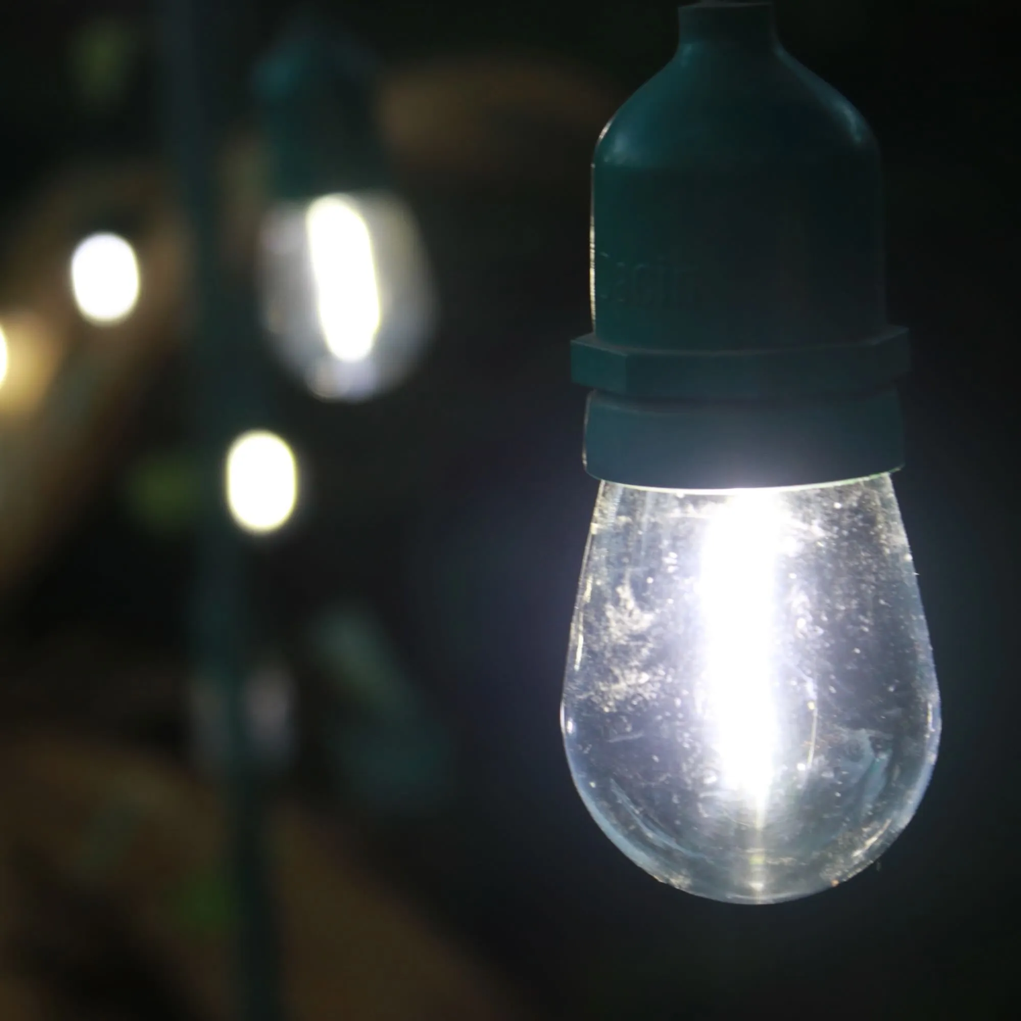 T50 Pure (Cool) White Smooth Filament LED (SMD) Bulbs E26 Bases (24 Pack)