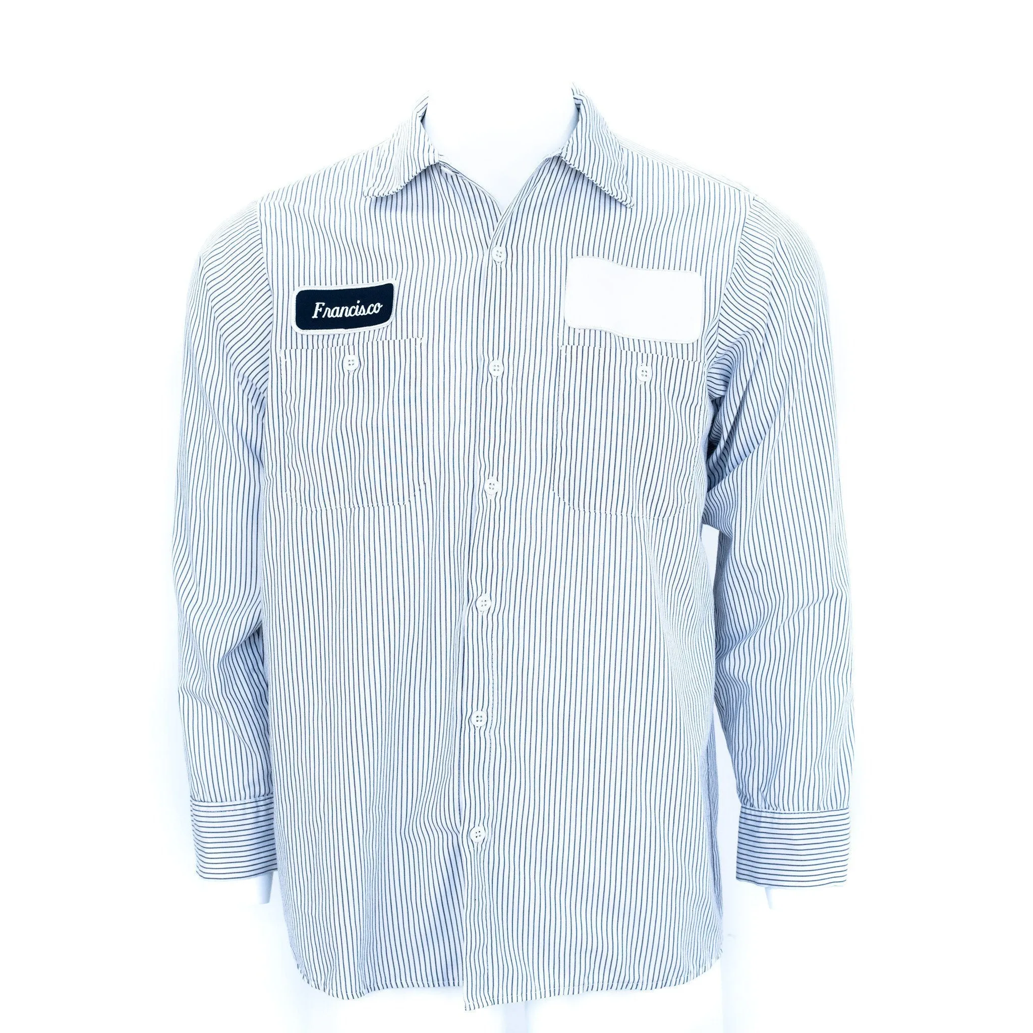 Used B-Grade Standard Stripe Work Shirt Long Sleeve - Mixed Colors