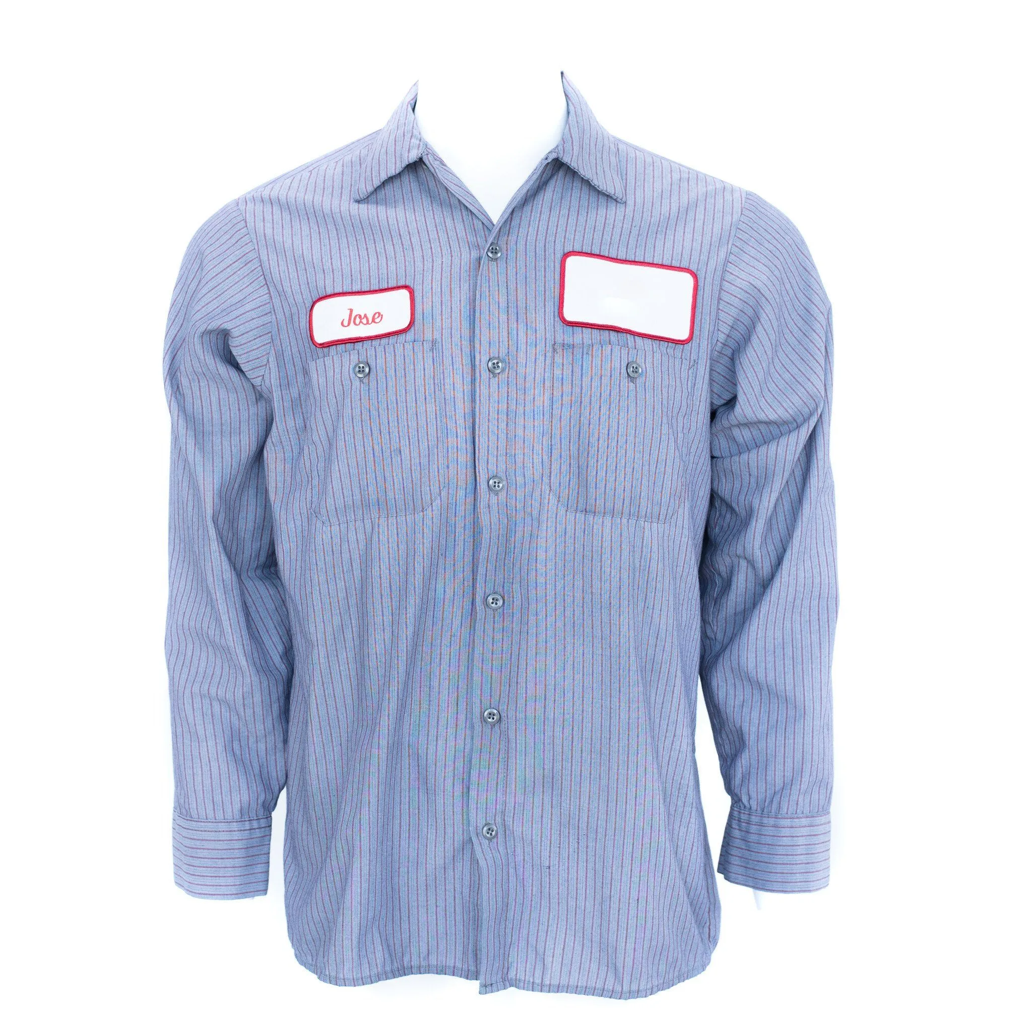 Used B-Grade Standard Stripe Work Shirt Long Sleeve - Mixed Colors