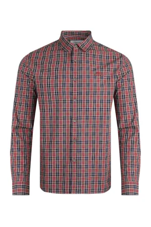 Weird Fish 2XL Nut Lando Long Sleeve Check Shirt